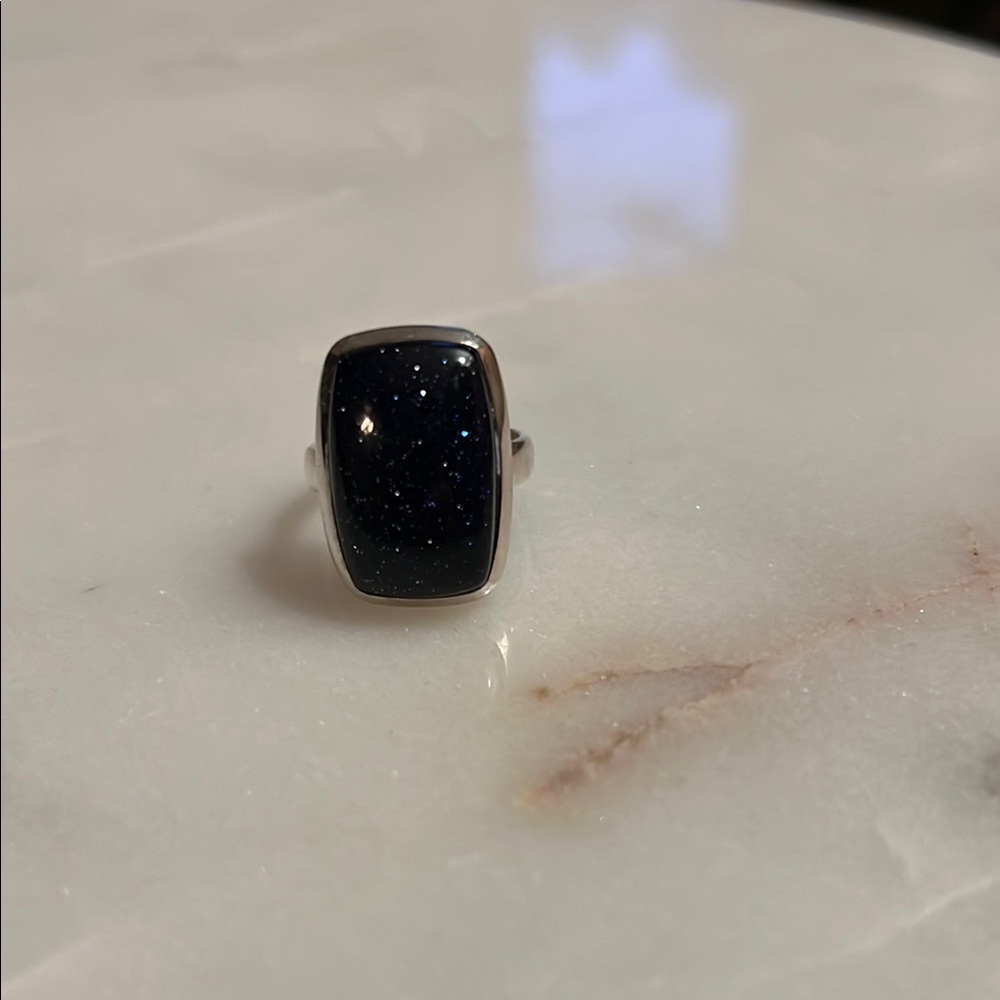 Elegant Black Stone Ring